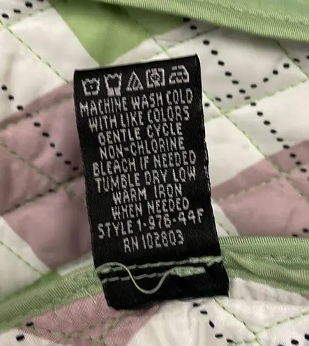 Briggs New York Light Green Lightweight Quilted Long Sleeve Jacket Size 12P