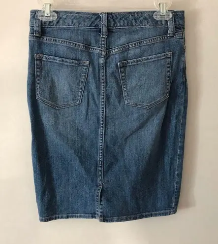 Gap  Factory Denim Pencil Knee Length Modest Skirt