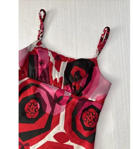 BCX Vintage Women Glam Y2K Fairy Flowy Babydoll Top Size M Braided Strap Holiday