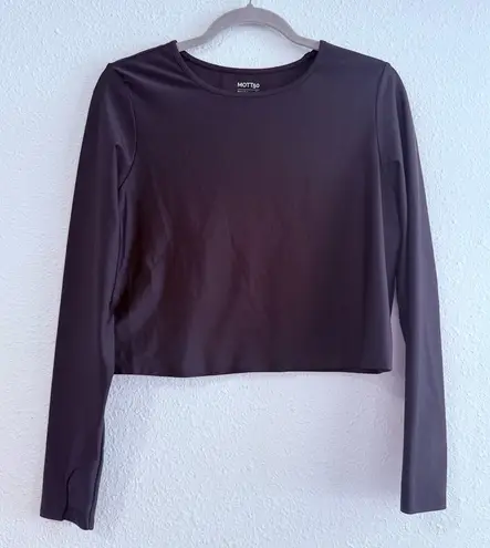 Mott50 Cropped Long Sleeve UPF50+ Swim Shirt Top Size XL Black