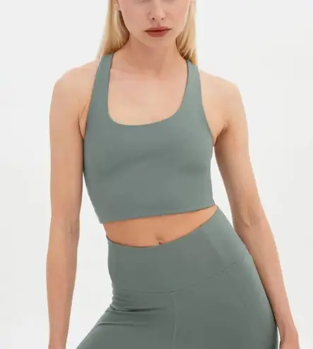 Girlfriend Collective  Paloma Racerback Bra minty green 3XL