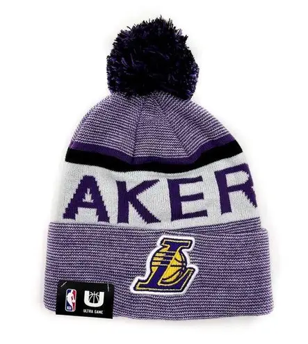 Nba LA Los Angeles Lakers Knit Winter Hat Beanie Mens Womens Basketball Fan Gift