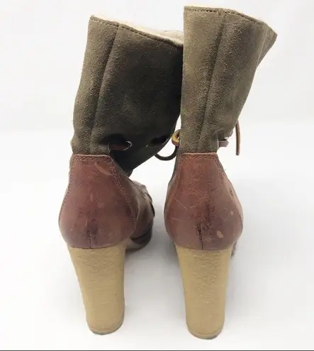 Rockport courtlyn duck bootie toffee olive 5.5