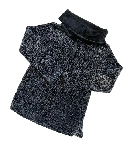 Sleepyheads cowlneck drawstring loungewear fleece pullover Gray Size M