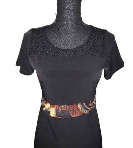 Papillon Blanc Abstract Print Mini Dress