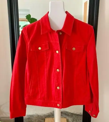 Ralph Lauren  Red Denim Jean Jacket