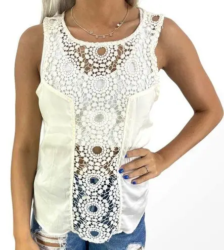 Chelsea28 Boho Crochet Lace Tank