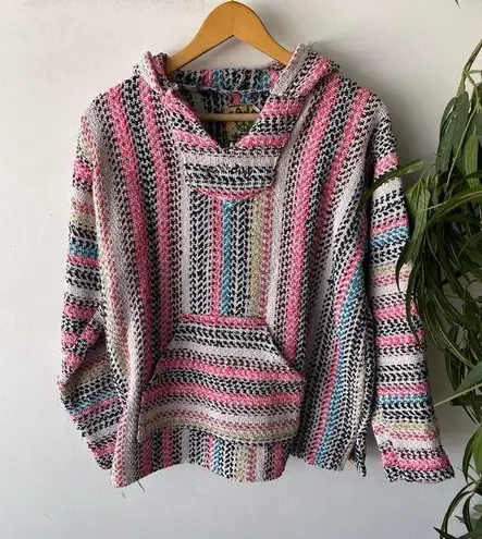 Baja Joe Vintage 90s Jacket Womens Small Colorful Mexican Hippie Boho Coastal 40 From Juju