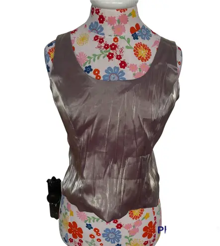 Gold Shimmer Bodice Top Size 6