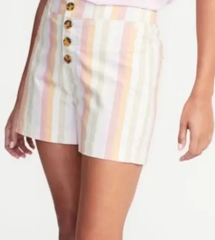Old Navy  multi striped shprts size 16