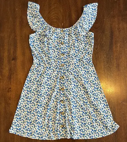 BCX Blue Daisy Dress