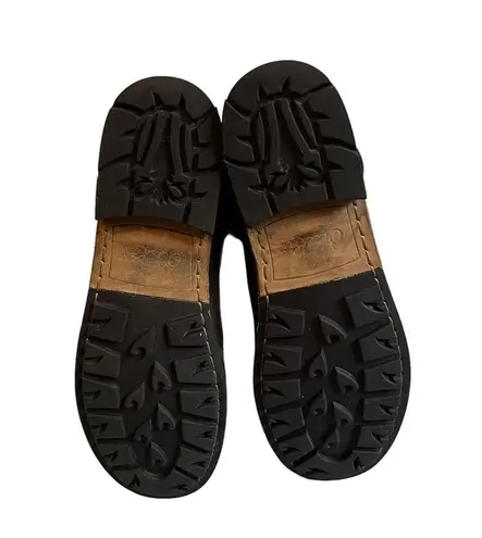 Olukai Holo Lio II Tall Brown Leather Boots Back Zip