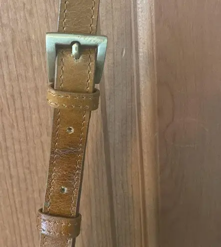 SHARIF Hand Painted Hawaiian Sunset Leather Bag ARTISTIC EXPRESSIONS VTG Purse