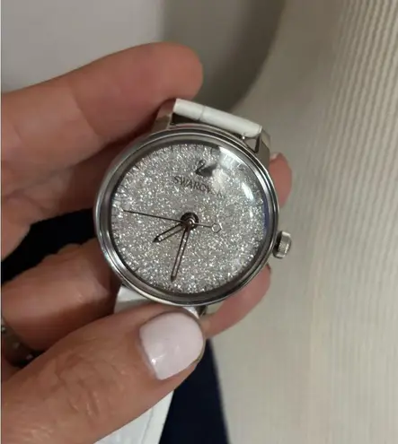 Swavorski Authentic Swarovski Crystalline Hours White Ladies watch