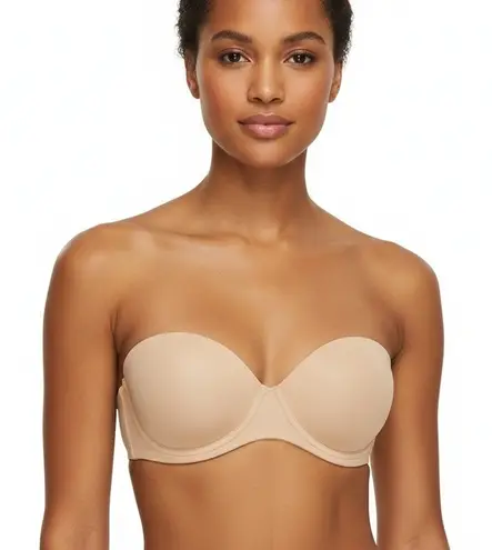 Wacoal Red Carpet Strapless Full-Busted Underwire Bra Womens 40DD Beige Nude - Image 1
