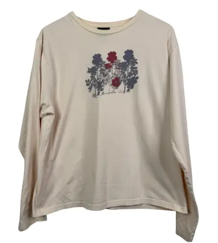 Woolrich Vintage Floral Long Sleeve Tee Size XL
