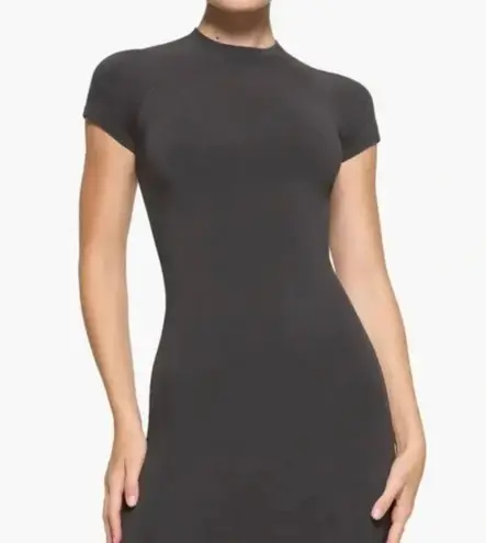 SKIMS New Vintage Raglan Mini Dress Color: Ash Medium NWT Sold OUT