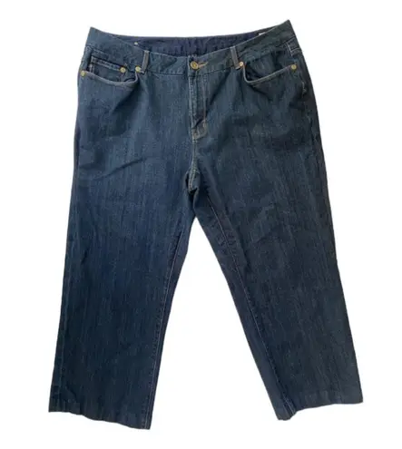 Seven7  PREMIUM DENIM‎ LIMITED EDITION Plus Size 22 Modified Cropped Capris Jeans