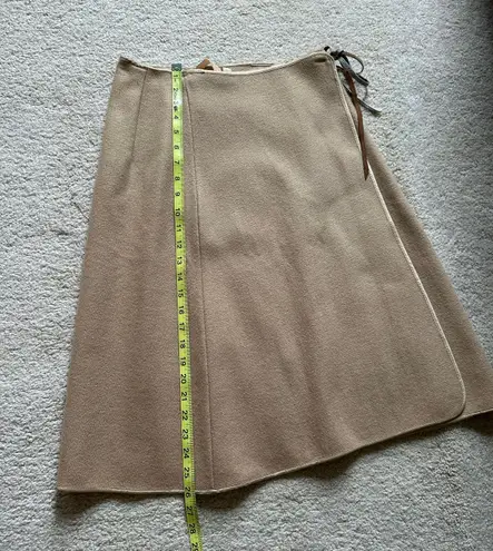 New Woman’s Light Brown Wrap Skirt, Sz M/L (see measurements) Size M