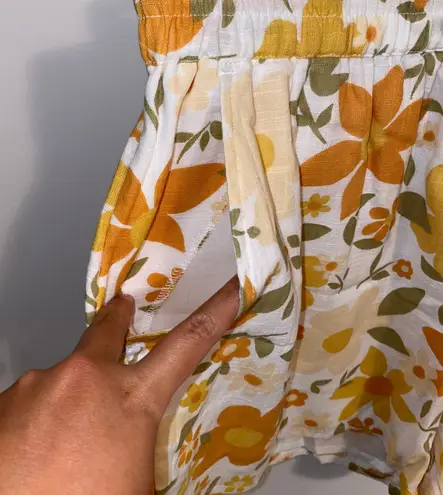 Billabong NWT $46  Made For Sun Floral Elastic High-Waist Elastic Shorts M - Image 11