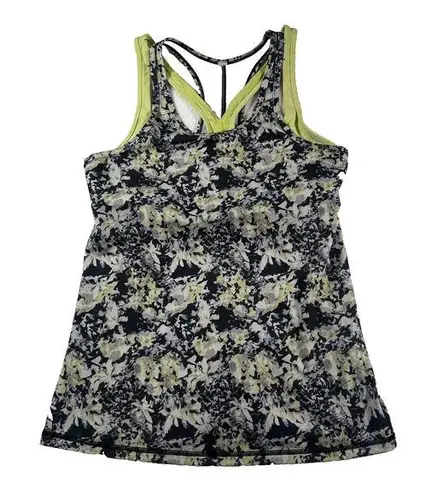 Lululemon  Inspiration Tank II Women's 8 Clarity Yellow Built in Bra Tank Top