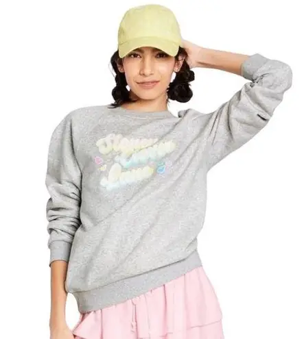 Stoney Clover Lane  x Target Pastel Logo Gray Crewneck Sweatshirt