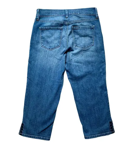 NYDJ Ariel Cropped Embellished Jeans