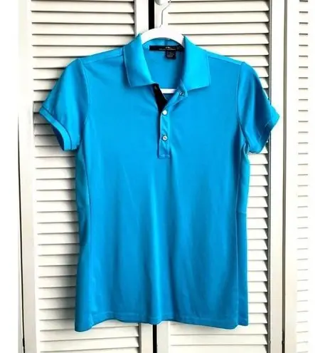 RLX Ralph Lauren X Golf Shirt Women’s Size Small Shirt Snap Polo Blue