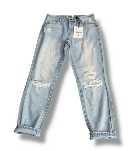 Pistola NWT Mid-Rise Distressed Boyfriend Jeans – Light Wash Size 27