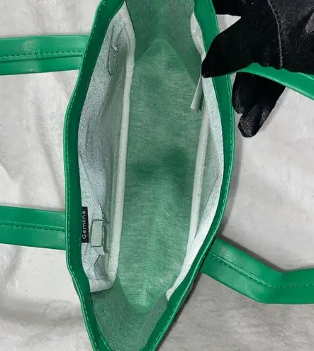 Rehab Green mini Tote Bag with White Accents