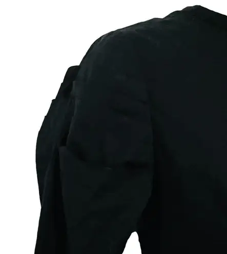 Corset Story Solid Black Lace Back Dress Goth Long Sleeve Womens 20" Size undefined