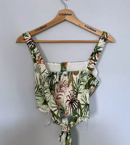 Lost + Wander x Nordstrom Paradise Isle Tropical Tie-Front Top-Sample-Small-NWT