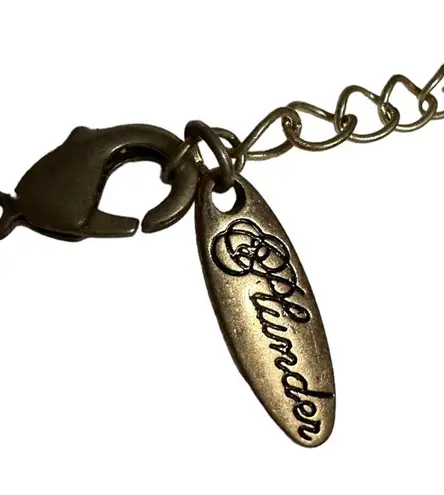 Plunder Bib Statement and Glass Necklace And Earrings Set Aqua and Pearl Posse