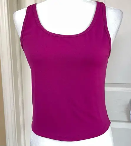 CRZ Yoga  Butterluxe Double Lined Tank Top (Magenta Purple) - Medium