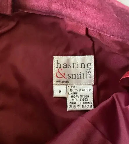 Hasting & Smith Vintage Hastings & Smith Suede Leather Skirt
