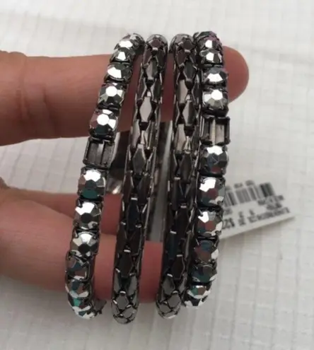 Style & Co NEW  Silver Hem Round / Coil‎ Bracelet. Women's Fashion Accessories