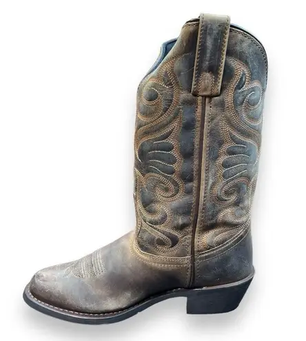Laredo Bridget Round Toe Cowboy Womens Brown Dress Boots 51084 7.5M