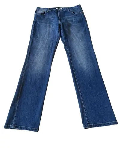 DL 1961 Womens Size 33β Mara Straight Leg Mid Rise In Carlton Denim Jeans