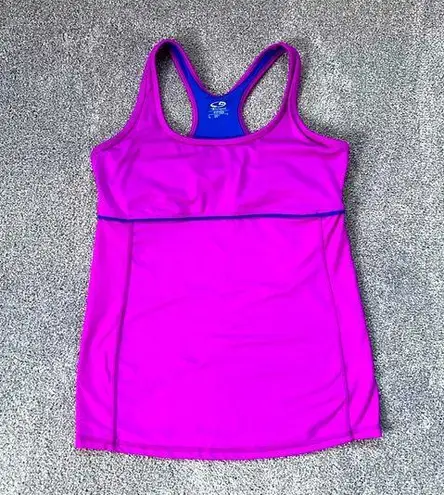 Champion 💗Bright on trend summer colors- sport top with built in bra. Worn once!