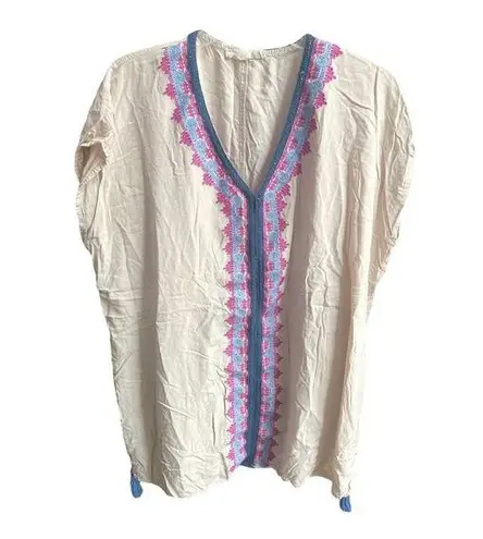 Lovestitch Adriana Caftan Tunic Dress Tea Dye Size Medium to Large