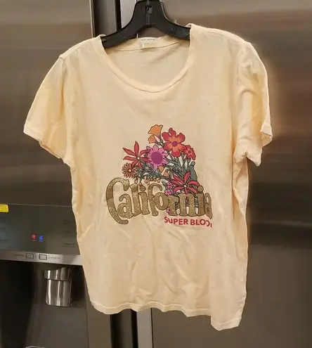 💕MOTHER💕 Itty Bitty Tee ~ California Super Bloom Graphic Tee Medium M NWOT