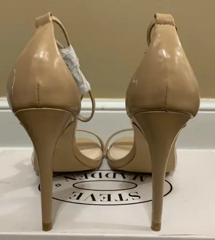 Steve Madden Women’s Stecy Nude High Heel Sandal 10