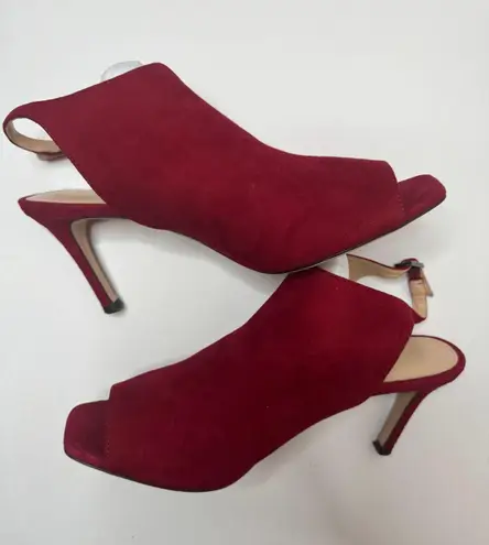 via spiga Terese Red Slingback Sandals Size 8.5M