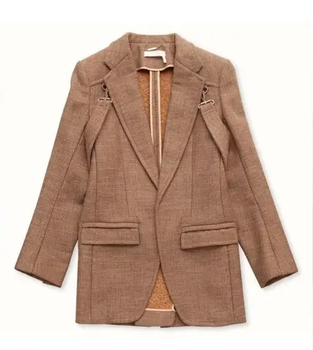 Chloé Chloe Fall Winter 2018 Runway Blazer Coat Tweed Blazer Size 40 Pristine