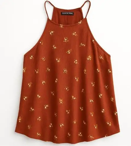 PaperMoon Brown Sleeveless Tank Top
