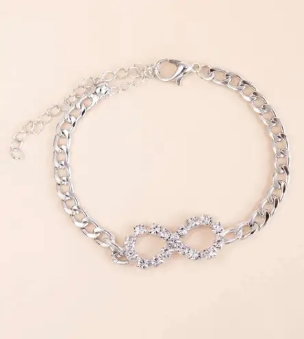 infinity Rhinestone  Bracelet