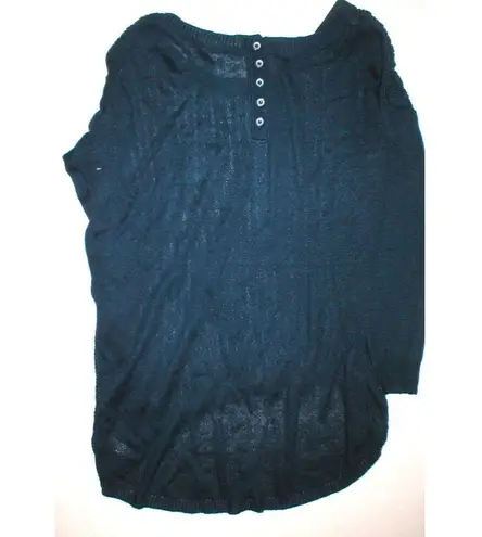 Womens New Womens Open Knit Sweater Dunnes 14 Navy Blue Linen Viscose St Bernard