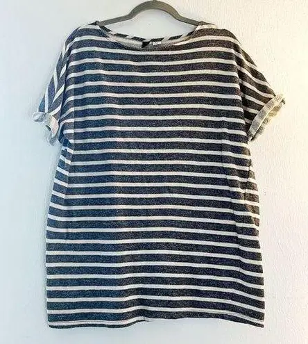 BDG Urban Outfitters  Tee Oversized Striped Short Sleeve Sweatshirt Top Sz S GUC