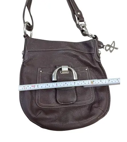 B Makowsky B. Makowsky Womens Brown Leather Handbag Purse SKU 7327