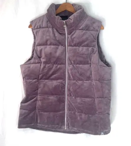ZeroXposur  Quilted Sleeveless Puffy Vest Size XL Lavender Zip Front Layer Cozy - Image 12